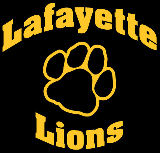 Lafayette School Spirit Wear shirt design - zoomed