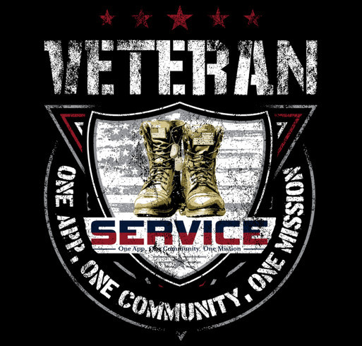 Service: One App, One Community, One Mission shirt design - zoomed