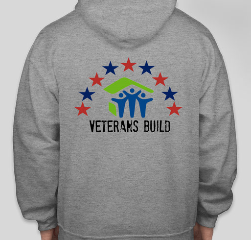 Veterans Build T-shirts! Fundraiser - unisex shirt design - back