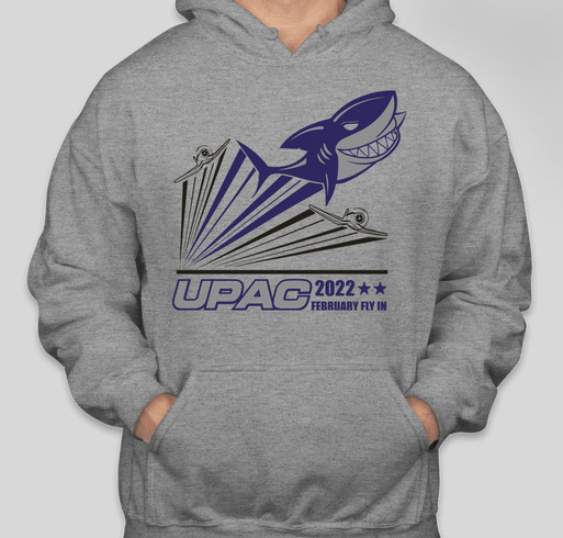 UPAC February Fly-In Fundraiser - unisex shirt design - front