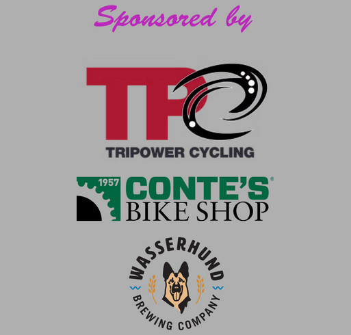 2026 TriPower Cycling H4TG Fundraiser shirt design - zoomed