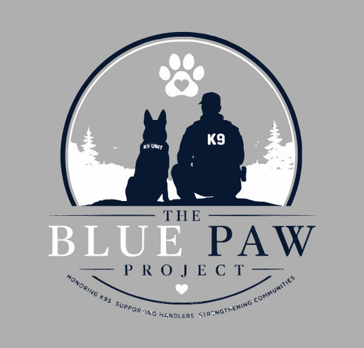 Blue Paw Project - SW&D Hoodie shirt design - zoomed