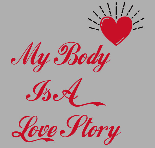 The Body Positive | Love Story Series shirt design - zoomed