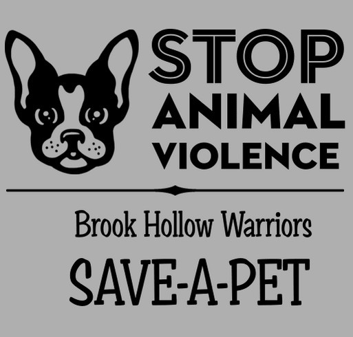 Brook Hollow Warriors shirt design - zoomed