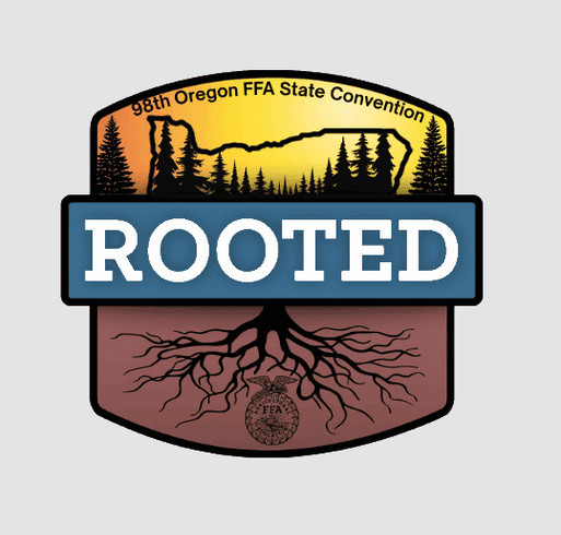2026 Oregon FFA State Convention shirt design - zoomed