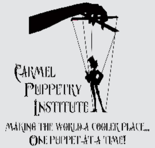 Carmel Puppetry Institute shirt design - zoomed