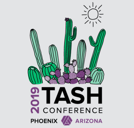 2019 TASH Conference - Limited Edition Apparel shirt design - zoomed