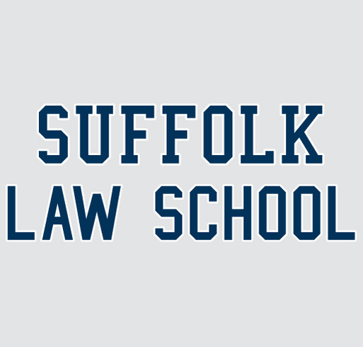 Suffolk Law Student Bar Association shirt design - zoomed