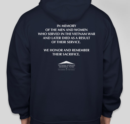 Support the In Memory program with our In Memory Gear Fundraiser - unisex shirt design - back