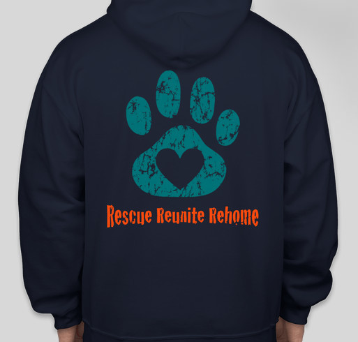 Support Animal Rescue and Tillamook County Animal Aid, Inc. Fundraiser - unisex shirt design - back