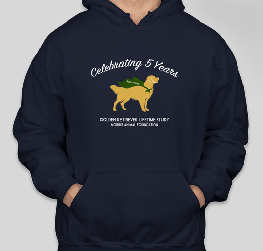 Golden Retriever Lifetime Study/Morris Animal Foundation Fundraiser - unisex shirt design - front