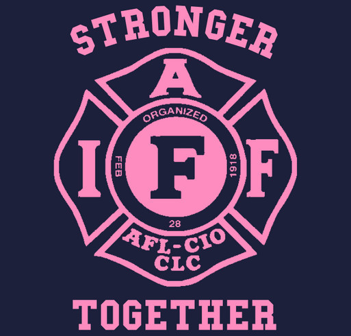 2026 Local 3555 Breast Cancer Drive shirt design - zoomed
