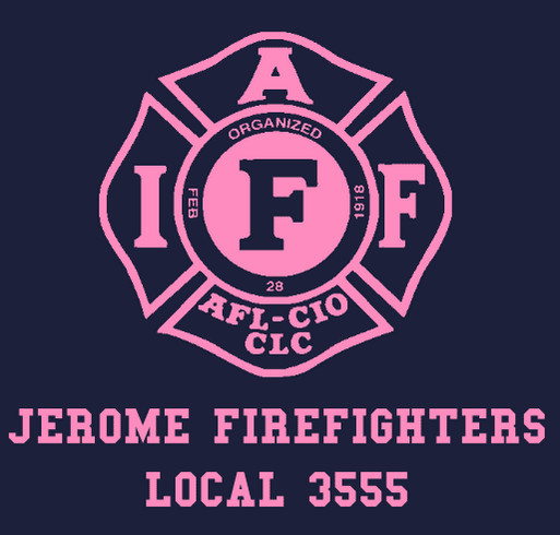 2026 Local 3555 Breast Cancer Drive shirt design - zoomed