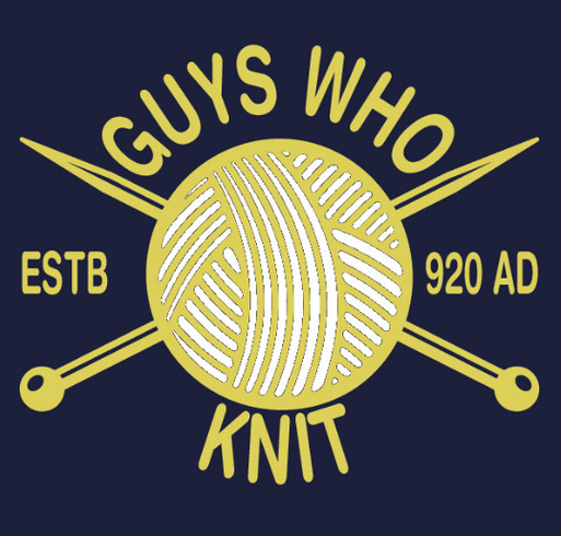 Great Lakes Men's Knitting Retreat Scholarship Fund shirt design - zoomed