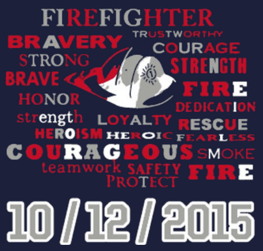 In Memory of the Fallen Kansas City Firemen shirt design - zoomed
