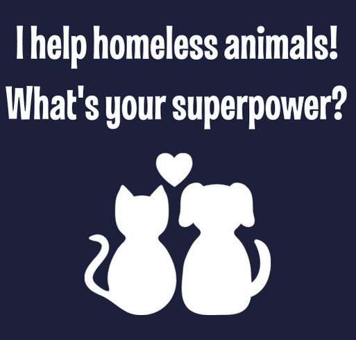 Help homeless animals today! shirt design - zoomed