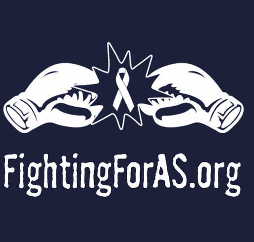 Fighting For Ankylosing Spondylitis shirt design - zoomed