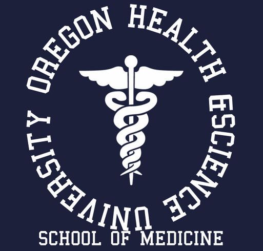 OHSU School of Medicine class of 2017 Fundraiser shirt design - zoomed