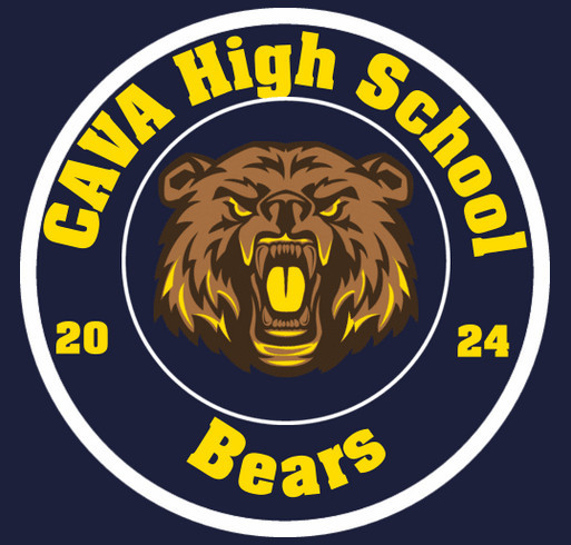 CAVA High School ASB Swag shirt design - zoomed