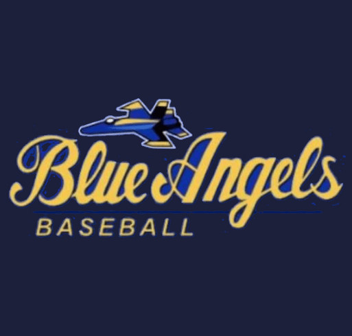 FUN-raiser Blue Angels Baseball (Jr/Sr) shirt design - zoomed