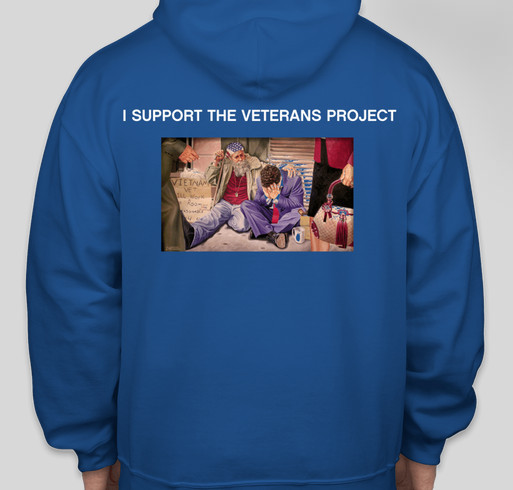 veterans project Fundraiser - unisex shirt design - back