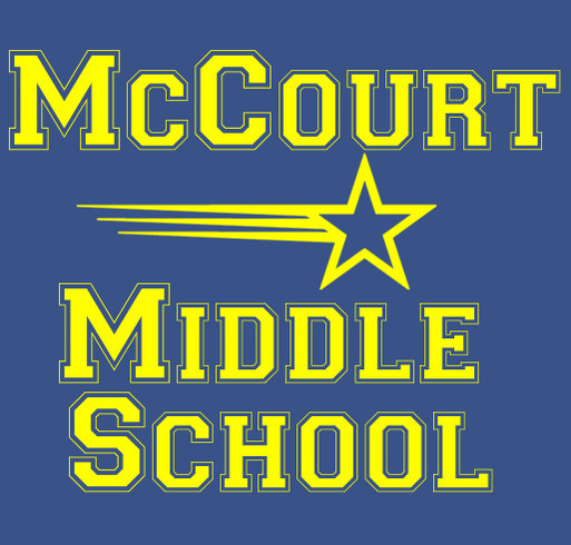 McCourt Middle School T-shirts and Sweatshirts shirt design - zoomed