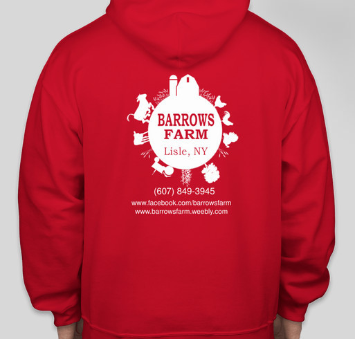 Barrows Farm Fundraiser - unisex shirt design - back