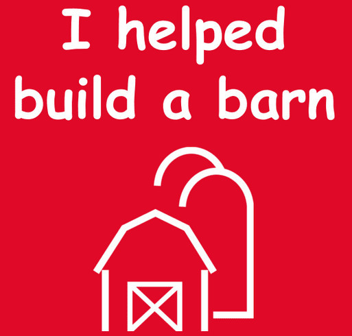 Build A Barn shirt design - zoomed