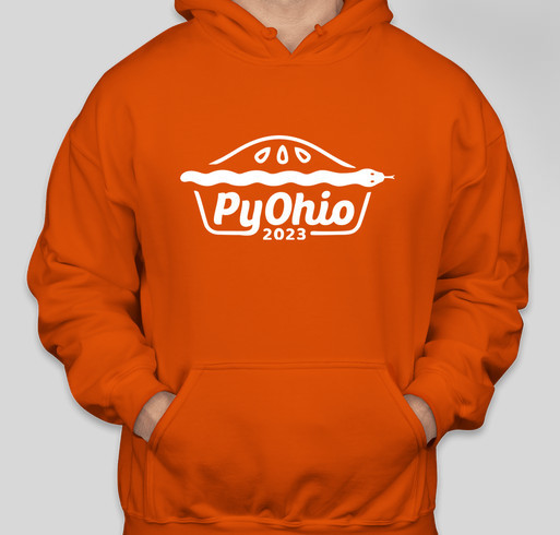 PyOhio 2023 Fundraiser - unisex shirt design - front