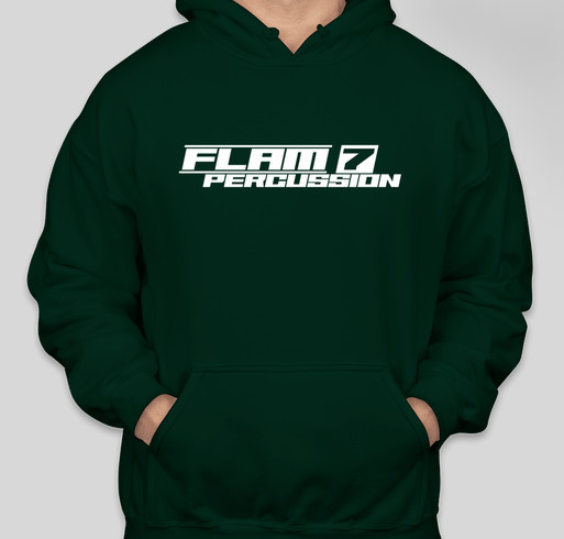 Flam 7 Percussion Fundraiser - unisex shirt design - front