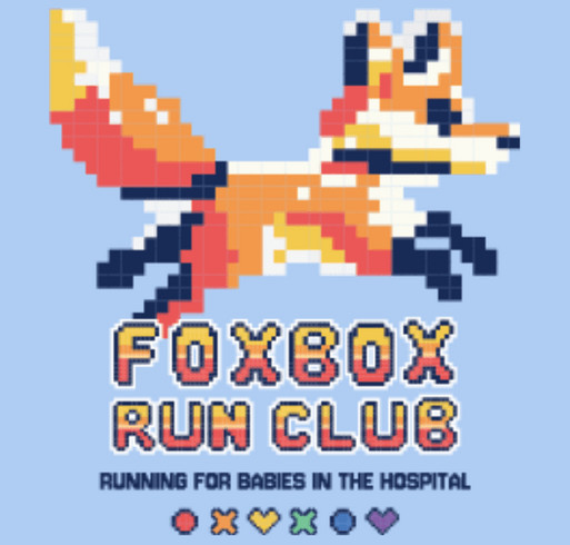 We're running for babies in the hospital! shirt design - zoomed
