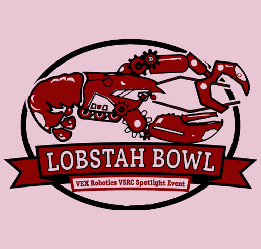 Lobstah Bowl Spotlight Event shirt design - zoomed