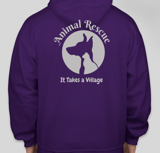 It Takes a Village Fundraiser - unisex shirt design - back