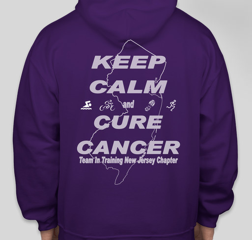 Keep Calm and Cure Cancer Fundraiser - unisex shirt design - back