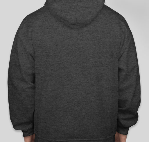 BITSC Dark Grey Hoodie Sweatshirt Fundraiser - unisex shirt design - back