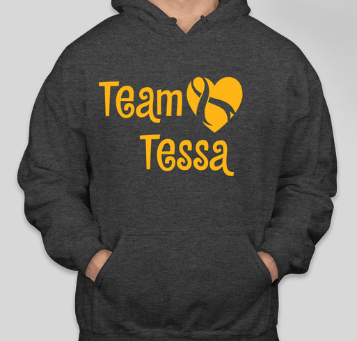 Team Tessa: Battle Against Neuroblastoma Fundraiser - unisex shirt design - front