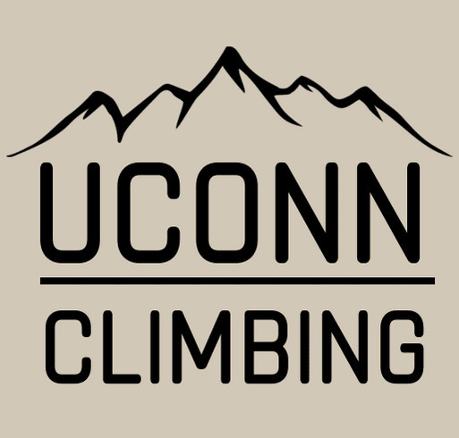 UCONN Climbing Hoodie Drop! shirt design - zoomed