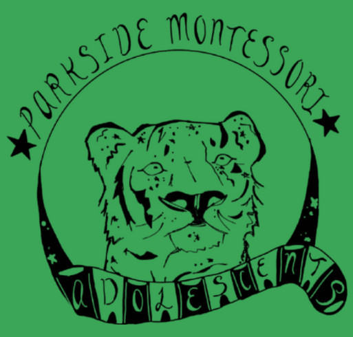 Round 2 Parkside Adolescent Merch shirt design - zoomed