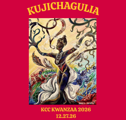 KCC Kwanzaa 2026 shirt design - zoomed