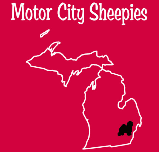Motor City Sheepies shirt design - zoomed