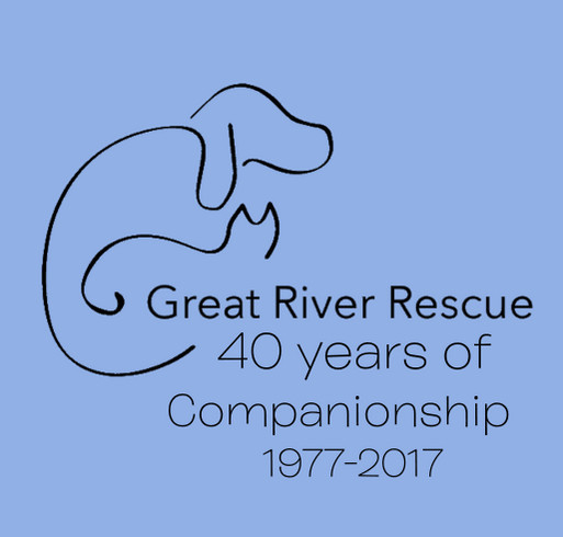 Great River Rescue 40th Anniversary Sale shirt design - zoomed