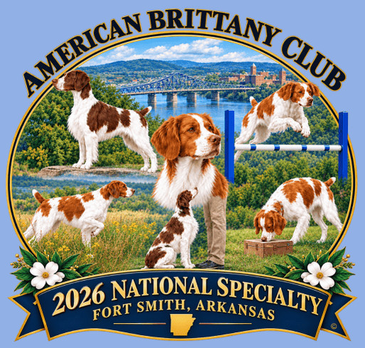 2026 American Brittany Club National Specialty shirt design - zoomed