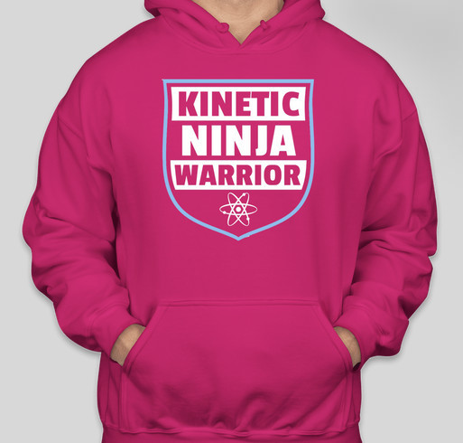Kinetic Ninja Warrior Support Gear Fundraiser - unisex shirt design - front
