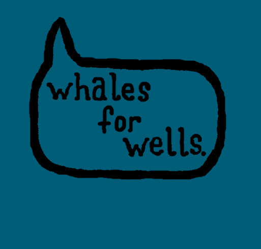 Whales for Wells: Twinning shirt design - zoomed