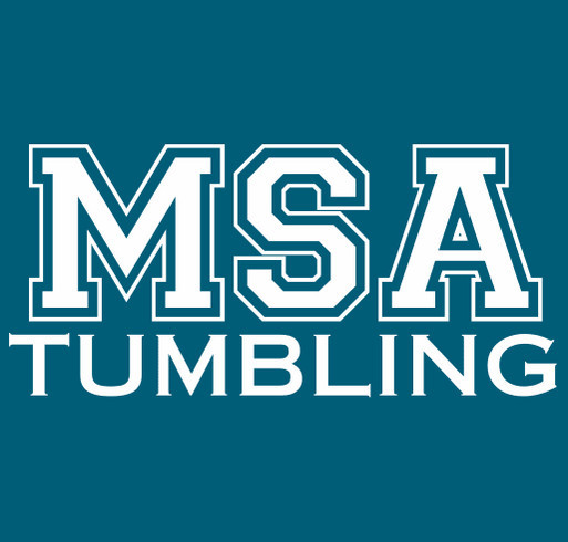 MSA Tumbling shirt design - zoomed