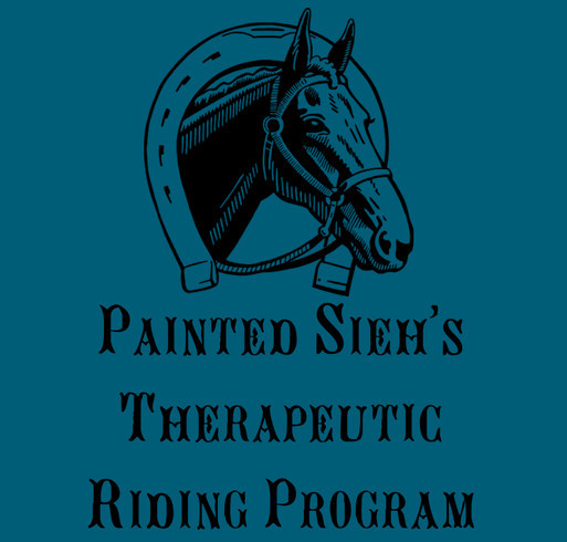 Painted Sieh’s Therapeutic Riding Program shirt design - zoomed