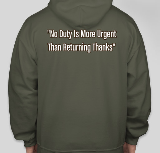 East Supports Our Troops Fundraiser - unisex shirt design - back