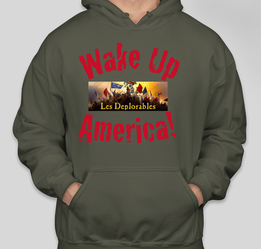 Wake Up, America! Fundraiser - unisex shirt design - front