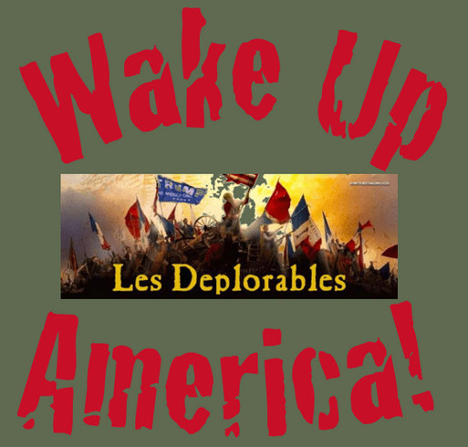 Wake Up, America! shirt design - zoomed