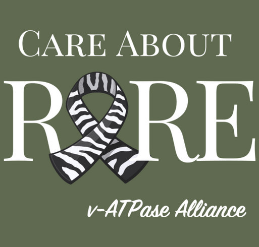 Care about Rare, and Wear your support for v-ATPase Alliance! shirt design - zoomed